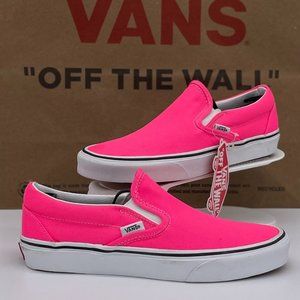 Vans Slip-on Neon Knock out Pink (Men 6.5 Women 8)